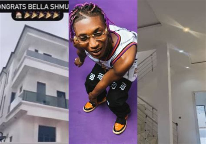
Congratulations pour in as Bella Shmurda acquires multi-million naira mansion 