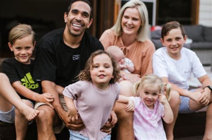 
Former Rules Footballer Eddie Betts Has Big Family Of Seven With Five Kids And Wife Anna Scullie 
