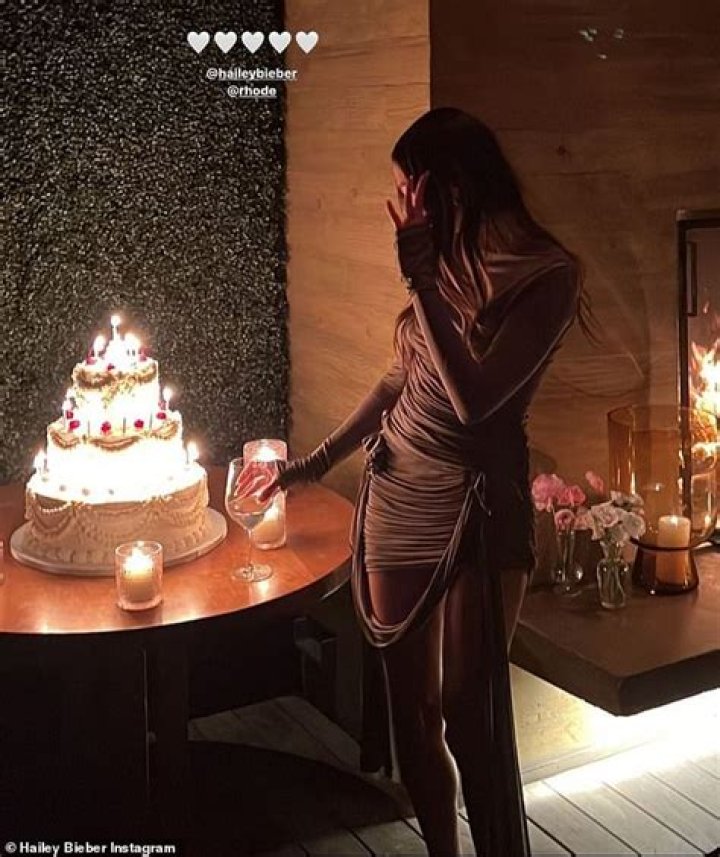 
Hailey Bieber Celebrates Her 26th Birthday with a Sultry Underwear Selfie 