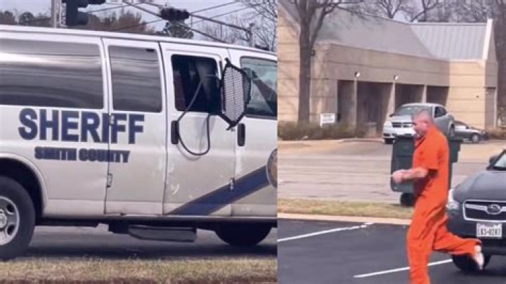 
WATCH: Video shows Texas inmate fleeing cops while being taken to jail 