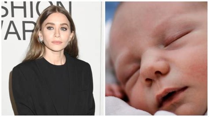 What is Ashley Olsen’s baby name?